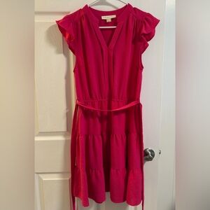 Elegant Pink Mini Dress